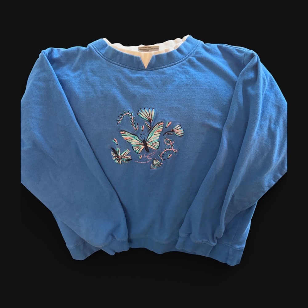 Vintage Embroidered Crewneck Sweater